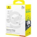 Зарядное устройство Baseus Palm 20W USB-C QC3.0 PD3.0 с кабелем USB-C 1м, белое Зарядное устройство Baseus Palm 20W USB-C QC3.0 PD3.0 с кабелем USB-C 1м, белое