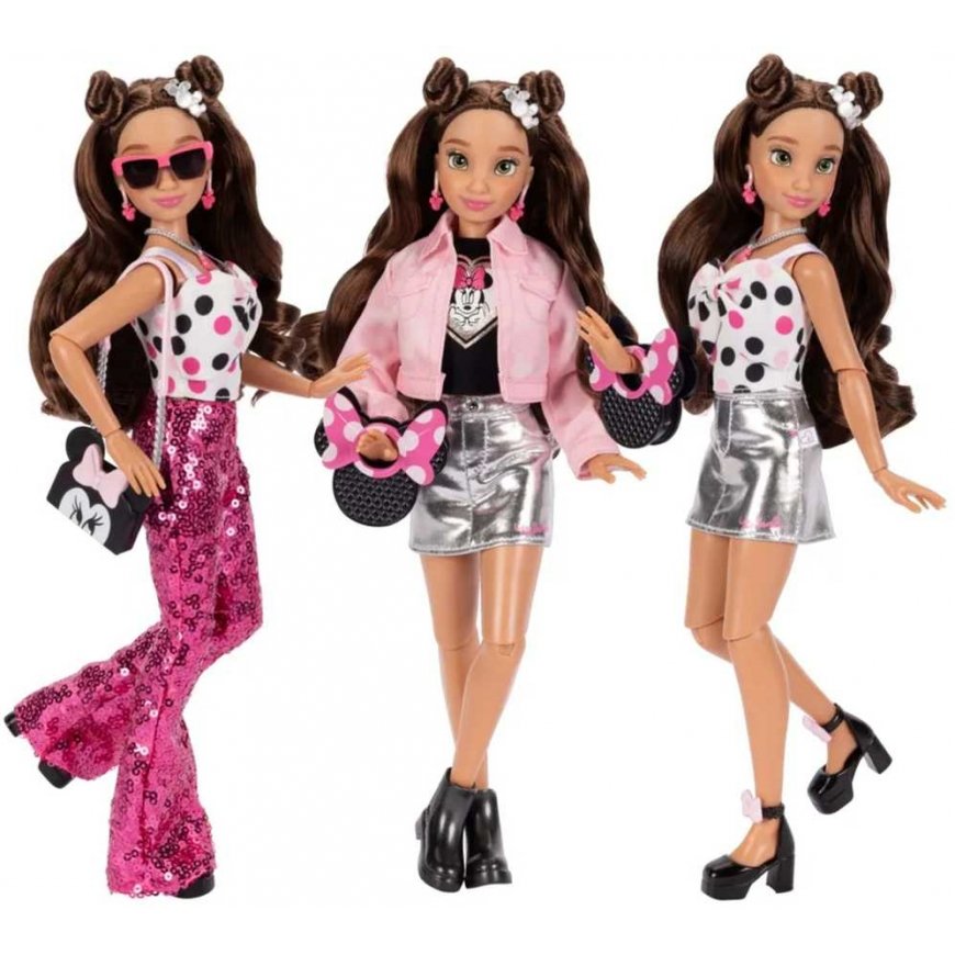 Disney ILY 4ever madingų lėlių rinkinys su Minnie Mouse motyvu ir aksesuarais, 30 cm – 3