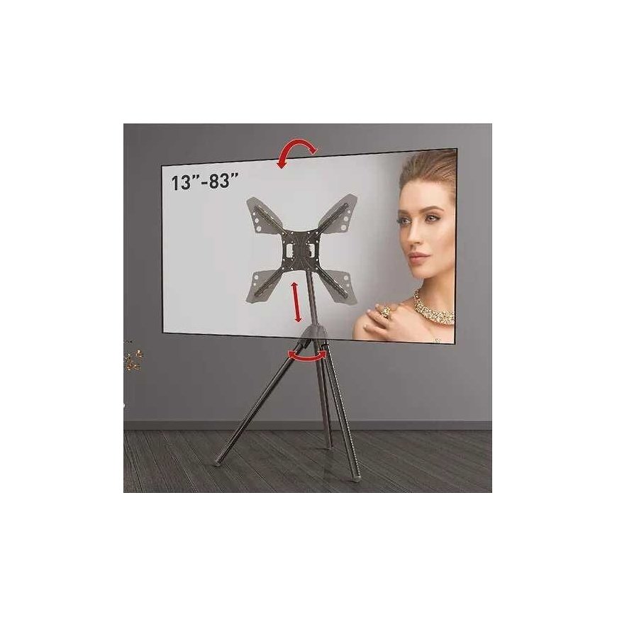 BARKAN DTP410 13"-83" TV Mount, tiltable, tripod – 3