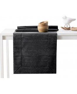 AmeliaHome TCLOTH/AH/VESTA/BRD/DARKGREY/40X250