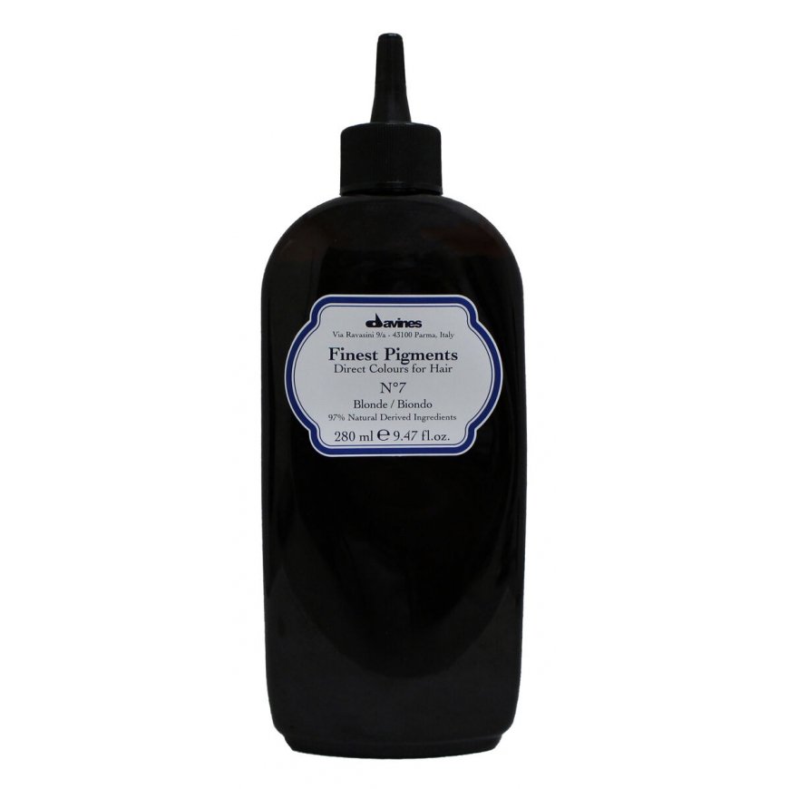 Davines, Finest Gloss, Натуральные ингредиенты, Пигмент для окрашивания волос, N.7 Для светлых волос, 280 мл