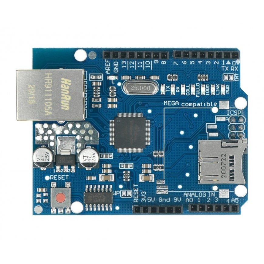OEM Ethernet module W5100 for Arduino with Micro SD card reader – 2