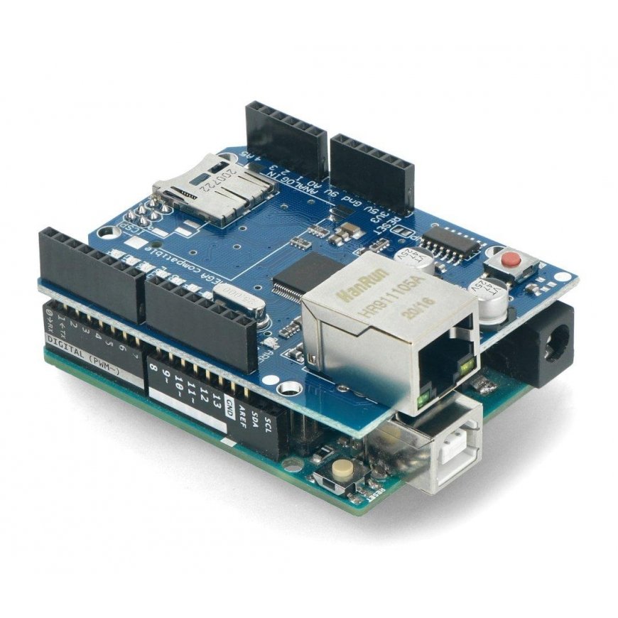 OEM Ethernet module W5100 for Arduino with Micro SD card reader – 4