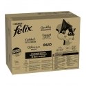 PURINA Felix Fantastic Duo Mix Lauku - mitra kaķu barība - 120x85g PURINA Felix Fantastic Duo Mix Lauku - mitra kaķu barība - 120x85g