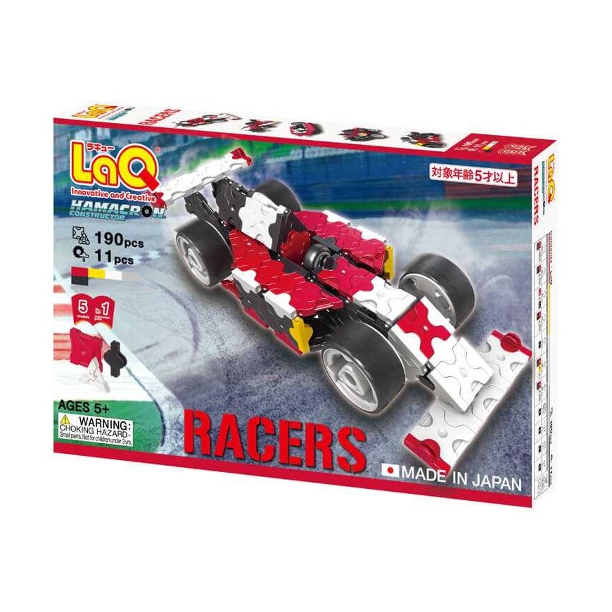 Konstruktorius LaQ „Hamacron Constructor Racers” / 190 detalių