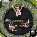 15-foot / 465 cm garden trampoline with inner net and Neo-Sport ladder