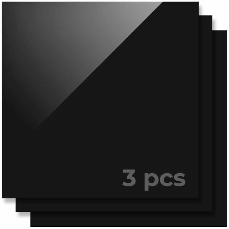 xTool 3mm juodi akrilo lakštai - 3vnt – 3