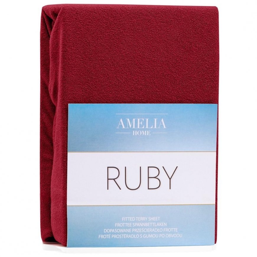 AmeliaHome KOHANDATUDFRO/AH/RUBY/D.RED26/120-140x200+30