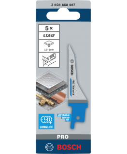 BOSCH KÄÄRPIKETT PRO ÕHENDA METALL S325GF 1,25 x 7 x 85mm /5tk.