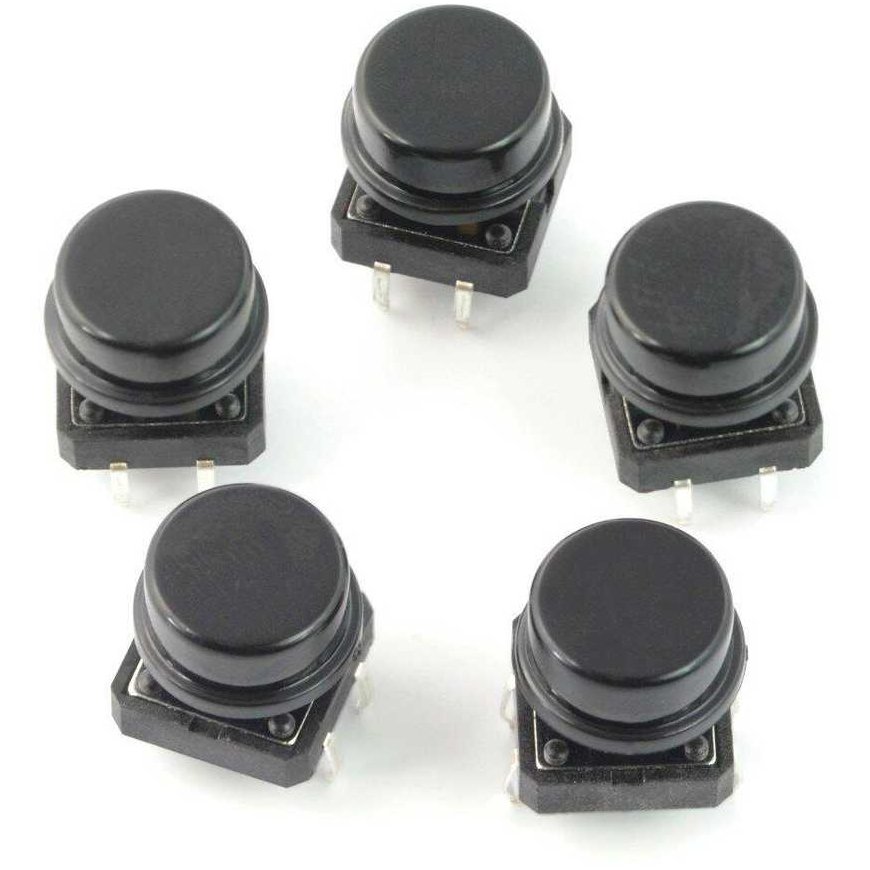 OEM 12x12mm button set 50 pcs - colored caps + box – 3