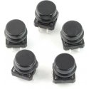 Oem 12x12mm pogu komplekts 50 gab - krāsaini vāciņi + kaste Oem 12x12mm pogu komplekts 50 gab - krāsaini vāciņi + kaste