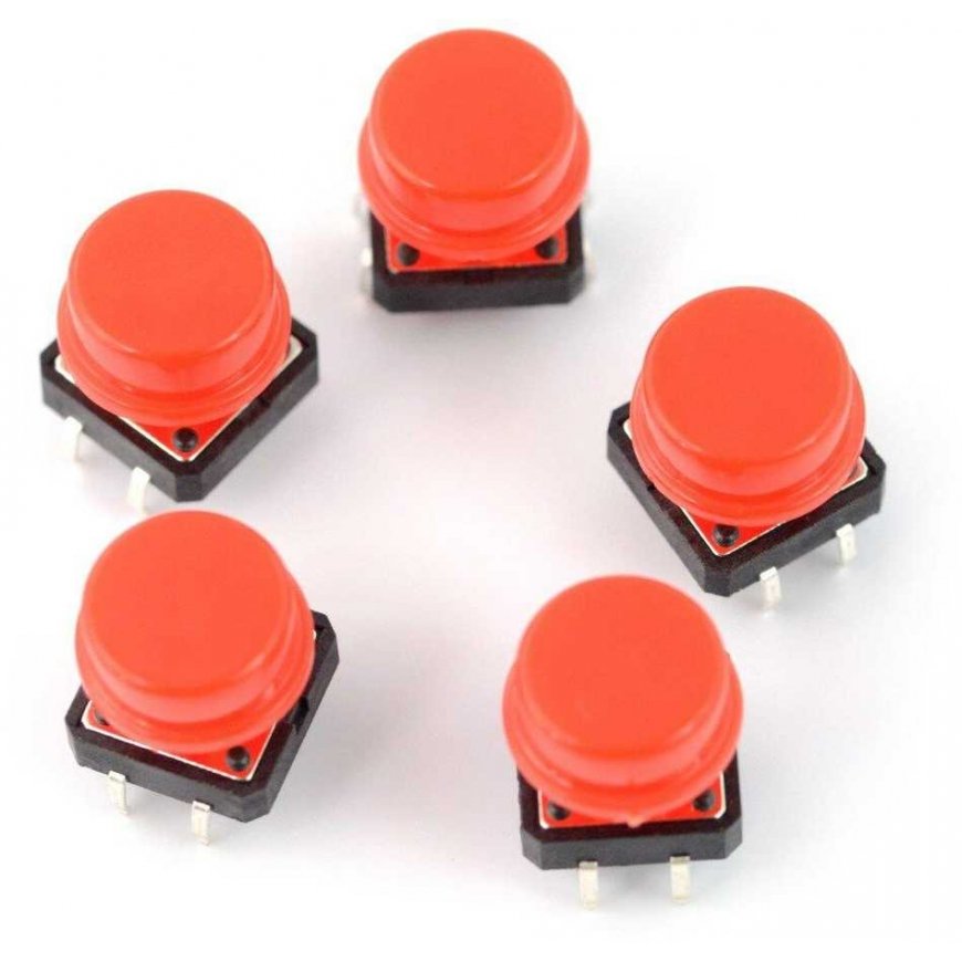 Oem 12x12mm nuppude komplekt 50 tk - värvilised katteplaadid + karp – 4