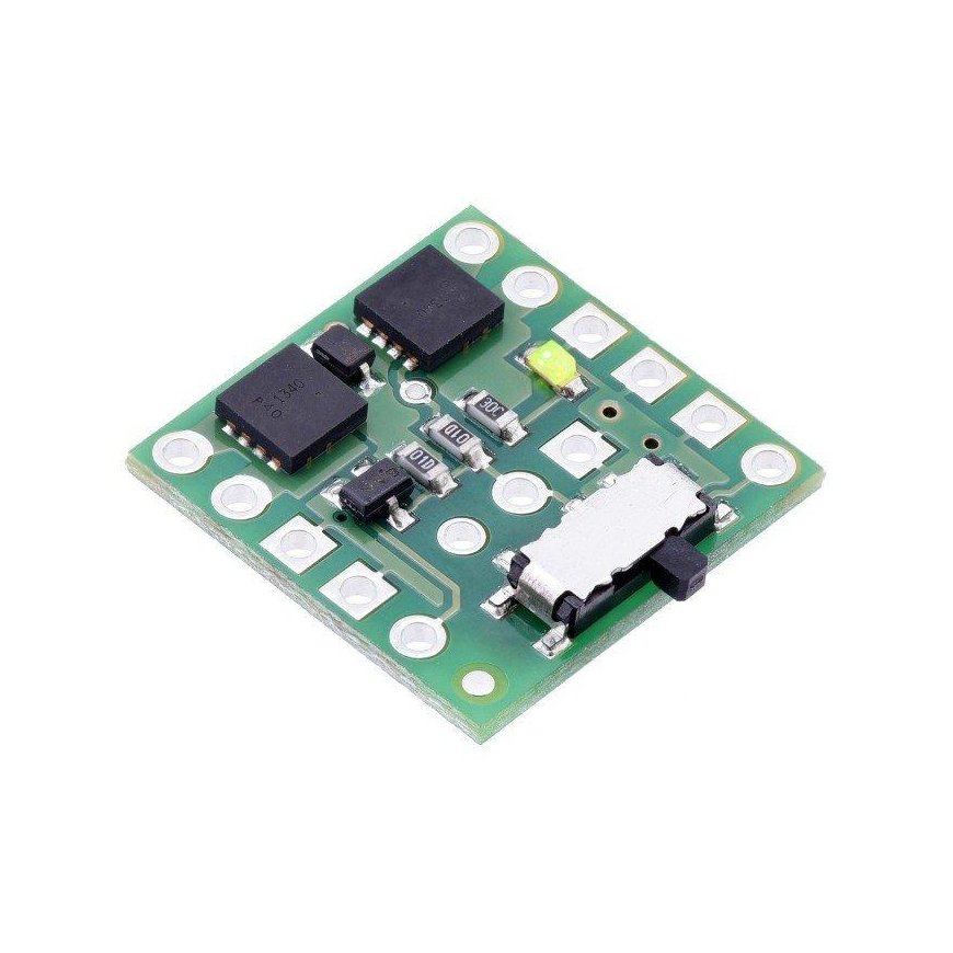 Mini slide switch MOSFET SV 4.5-40V/4A, with reverse current protection, Pololu 2811