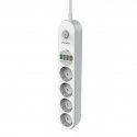 Energizer EPB2500W00EU power extension 2 m 4 AC outlet(s) Indoor White Energizer EPB2500W00EU power extension 2 m 4 AC outlet(s) Indoor White