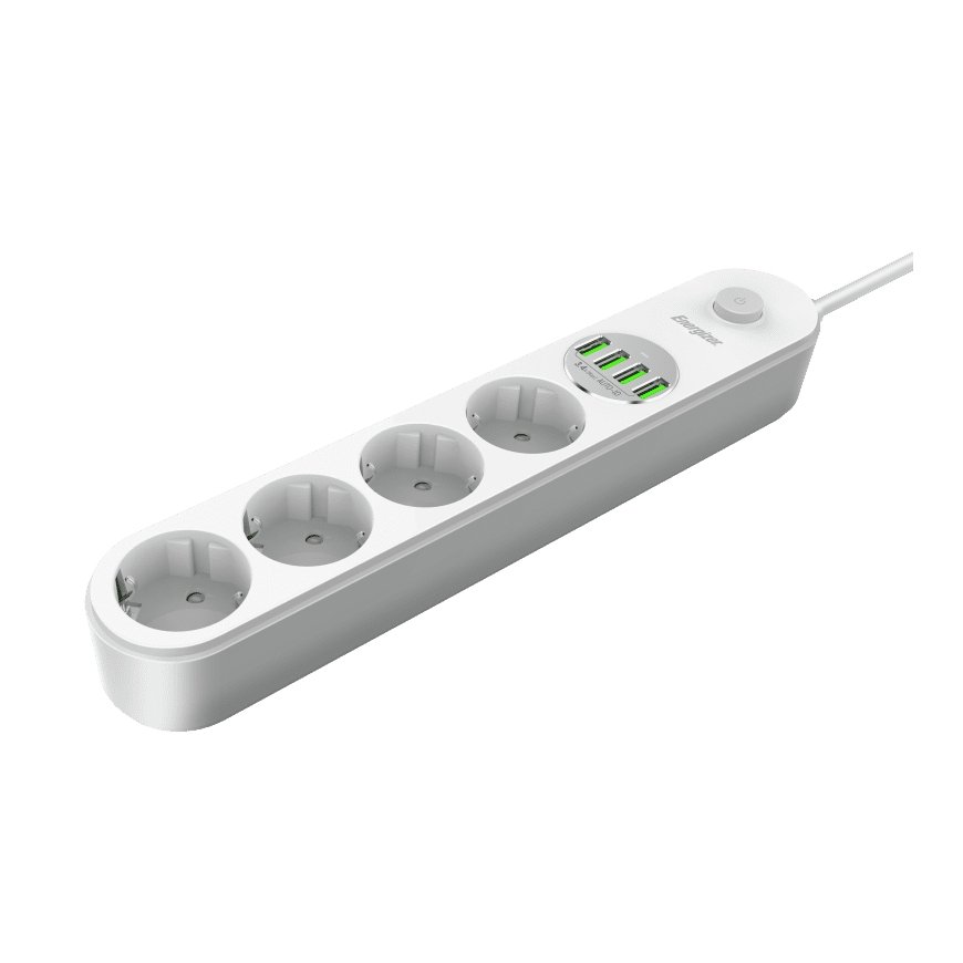 Energizer EPB2500W00EU power extension 2 m 4 AC outlet(s) Indoor White – 3