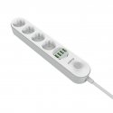 Energizer EPB2500W00EU удлинитель 2 m 4 розетка(и) Для помещений Белый Energizer EPB2500W00EU удлинитель 2 m 4 розетка(и) Для помещений Белый