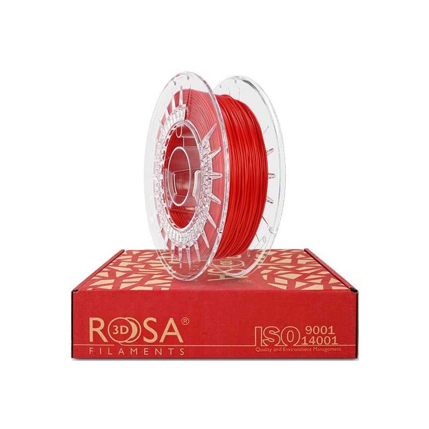 3D plastic TPU 85A red 1.75mm 0.5kg Rosa3D