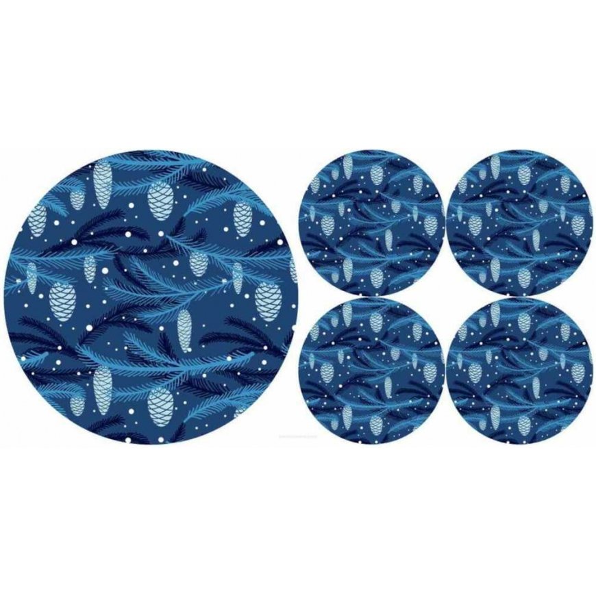 BERTONI EE Tray set for round tables 1+4 - CONE
