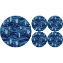 BERTONI EE Tray set for round tables 1+4 - CONE BERTONI EE Tray set for round tables 1+4 - CONE