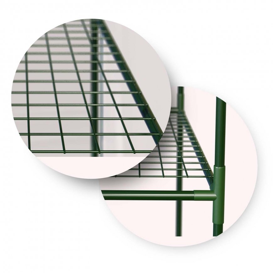 Greenhouse, two shelves 140 x 71 x 195 cm, Thin 4922 – 4