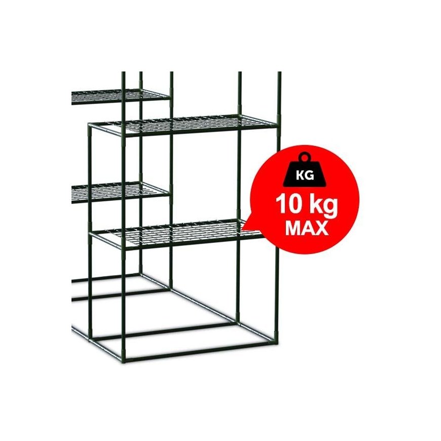 Greenhouse, two shelves 140 x 71 x 195 cm, Thin 4922 – 5