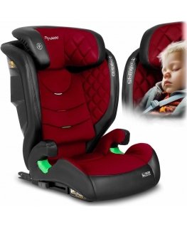 Automobiilne iste Nukido Louis must - punane, 15-36 kg ISOFIX