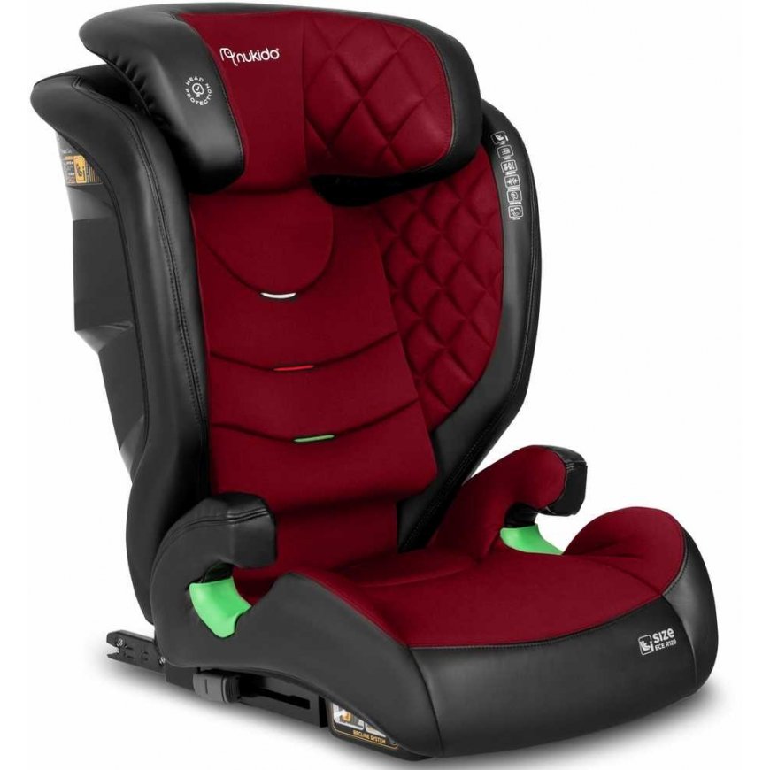 Nukido Louis car seat black - red, 15-36 kg ISOFIX – 3