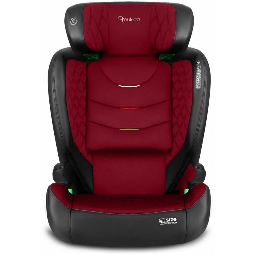 Nukido Louis -autoturvaistuin musta - punainen, 15-36 kg ISOFIX – 4