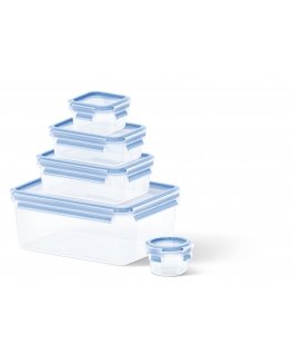Tefal K30290 pārtikas uzglabāšanas konteiners Kaste Zils, Caurspīdīgs 5 pcs