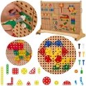 Набор блоков геометрических форм MASTERKIDZ для STEM стеновых панелей, 260 шт.