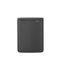 Brabantia Bo Waste Bin, 12L - Mineral Infinite Grey Brabantia Bo Waste Bin, 12L - Mineral Infinite Grey