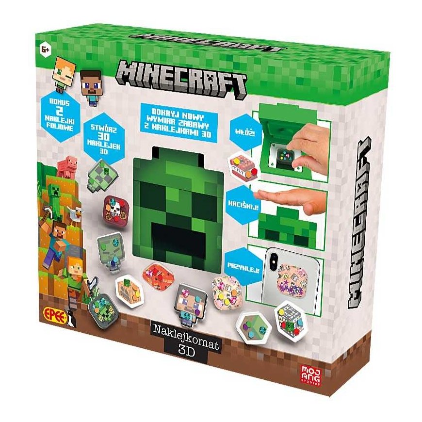 Epee Naklejkomat 3d minecraft