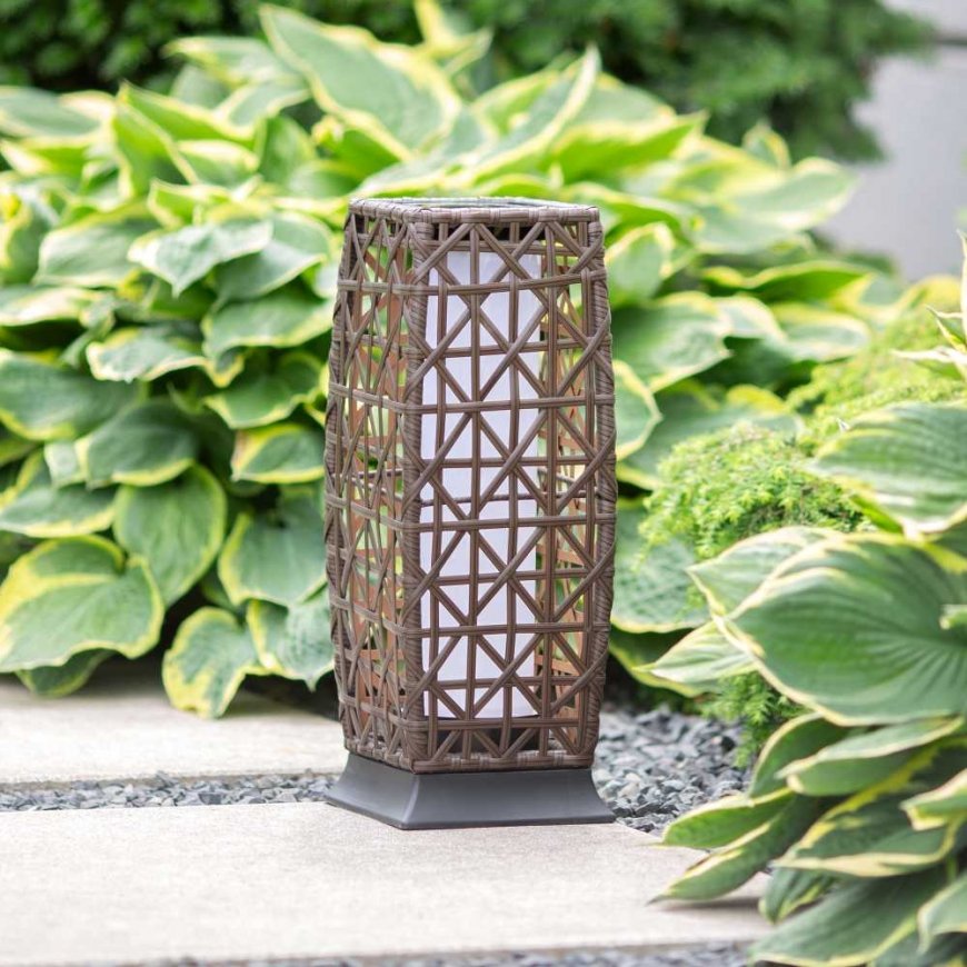 Päikesespargli lamp 16 x 16 x 48 cm PATIO