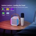 Riff K12 Portable BT karaoke system with 2 Wireless mics Pink
