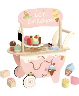 CLASSIC WORLD koka saldējumu kiosks 3in1 ratiņš 40 gab.