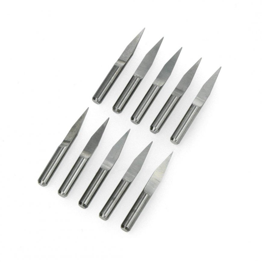 OEM V-type drill 20 degrees CNC milling cutter - 0.2mm
