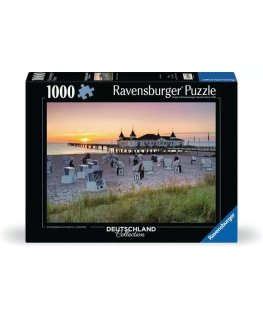 Ravensburger Oostzee Ahlbeck, Usedom Puzle 1000 pcs Pilsēta
