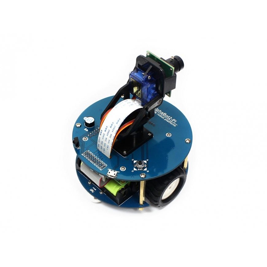 Waveshare AlphaBot2 - Pi Acce Pack - 2 Ratu Robota Vāžojums DC Motoriem un Kameru – 4