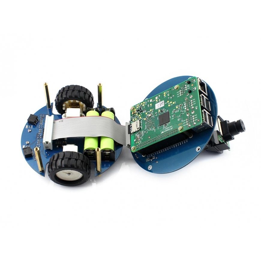 Waveshare AlphaBot2 - Pi Acce Pack - 2 Ratų Roboto Važiuoklė DC Variklite ja Kaamera – 5