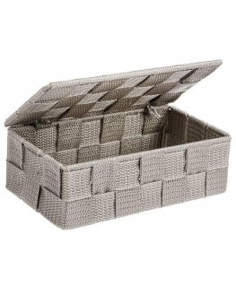 Organisaattori kannella ADRIA TAUPE, kylpyhuoneen säilytyskontti, WENKO