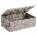 Organizer with lid ADRIA TAUPE, bathroom container, WENKO Organizer with lid ADRIA TAUPE, bathroom container, WENKO