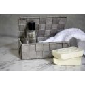 Organizer with lid ADRIA TAUPE, bathroom container, WENKO Organizer with lid ADRIA TAUPE, bathroom container, WENKO
