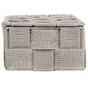 Organizer with lid ADRIA TAUPE, bathroom container, WENKO Organizer with lid ADRIA TAUPE, bathroom container, WENKO
