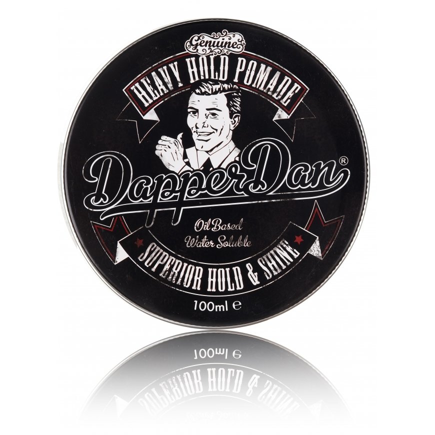 Dapper Dan Heavy Hold Pomade stiprios fiksacijos ir spindesio plaukų pomada, 100 ml