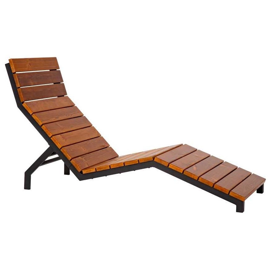 Patio Miesto sängyt "Park" kultapähkinän värissä, TERASSI