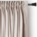 Kardina VELVET heleliiv värv klassikalise ribaga kangast - tekstiil samet 140x270 AmeliaHome Kardina VELVET heleliiv värv klassikalise ribaga kangast - tekstiil samet 140x270 AmeliaHome