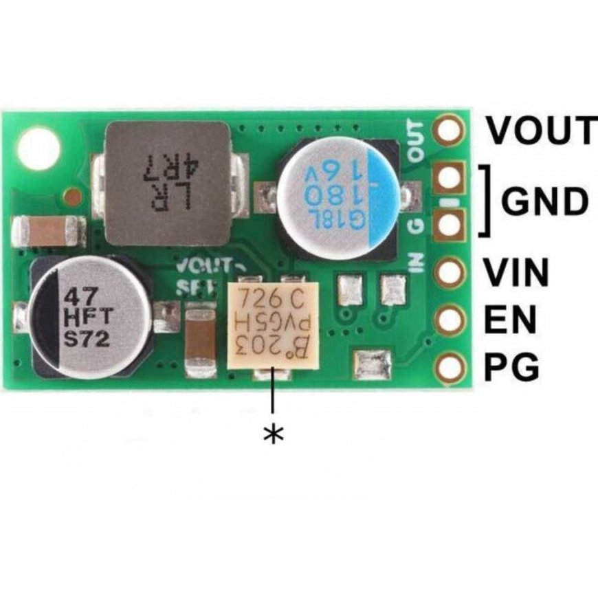 D30V30MAL - voltage regulator - 1.4 V - 7 V 3.4 A - Pololu 4873 – 3