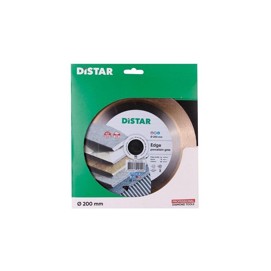 200 MM DISTAR 1A1R EDGE Dimanta griešanas disks – 4