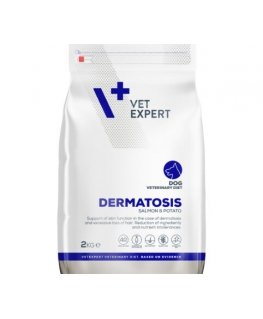 VET EXPERT Veterinaartoit Dermatoos Koer Lõhe ja Kartul - kuiva koeratoit - 2 kg