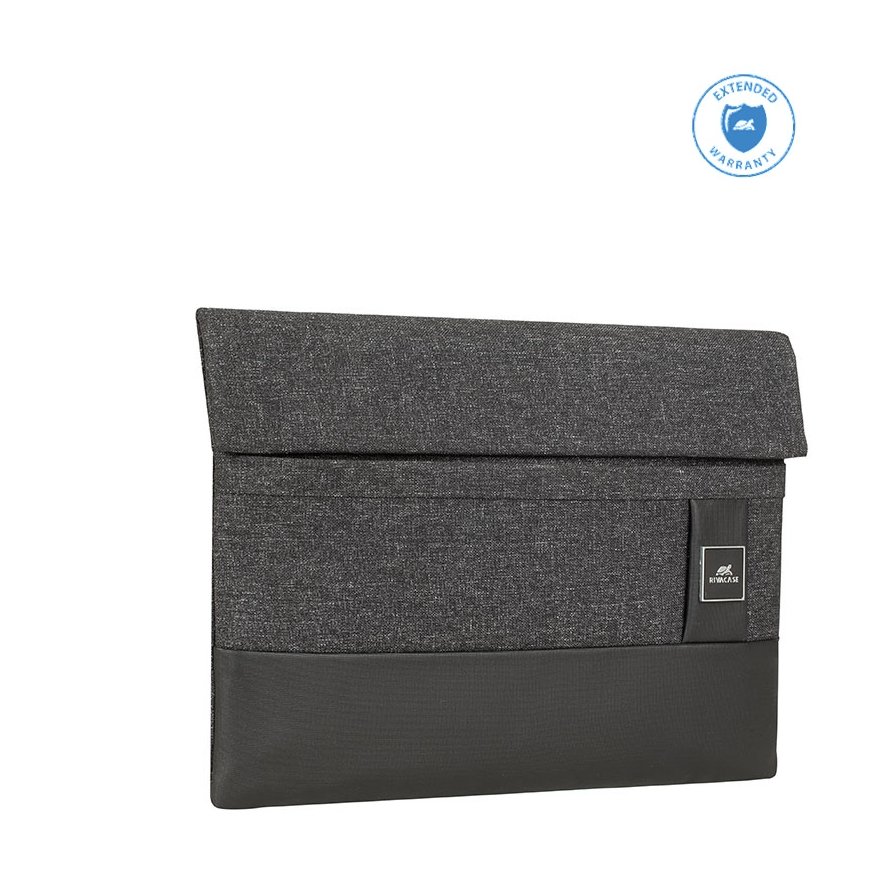 Rivacase 8803 BLACK MELANGE portatīvo datoru soma & portfelis 33,8 cm (13.3") Soma-aploksne Melns